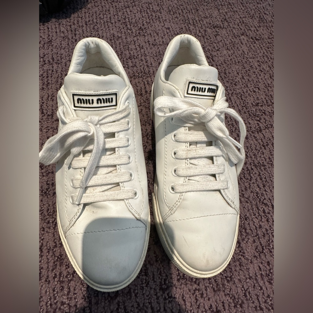 MIU MIU SNEAKER PLATFORMS